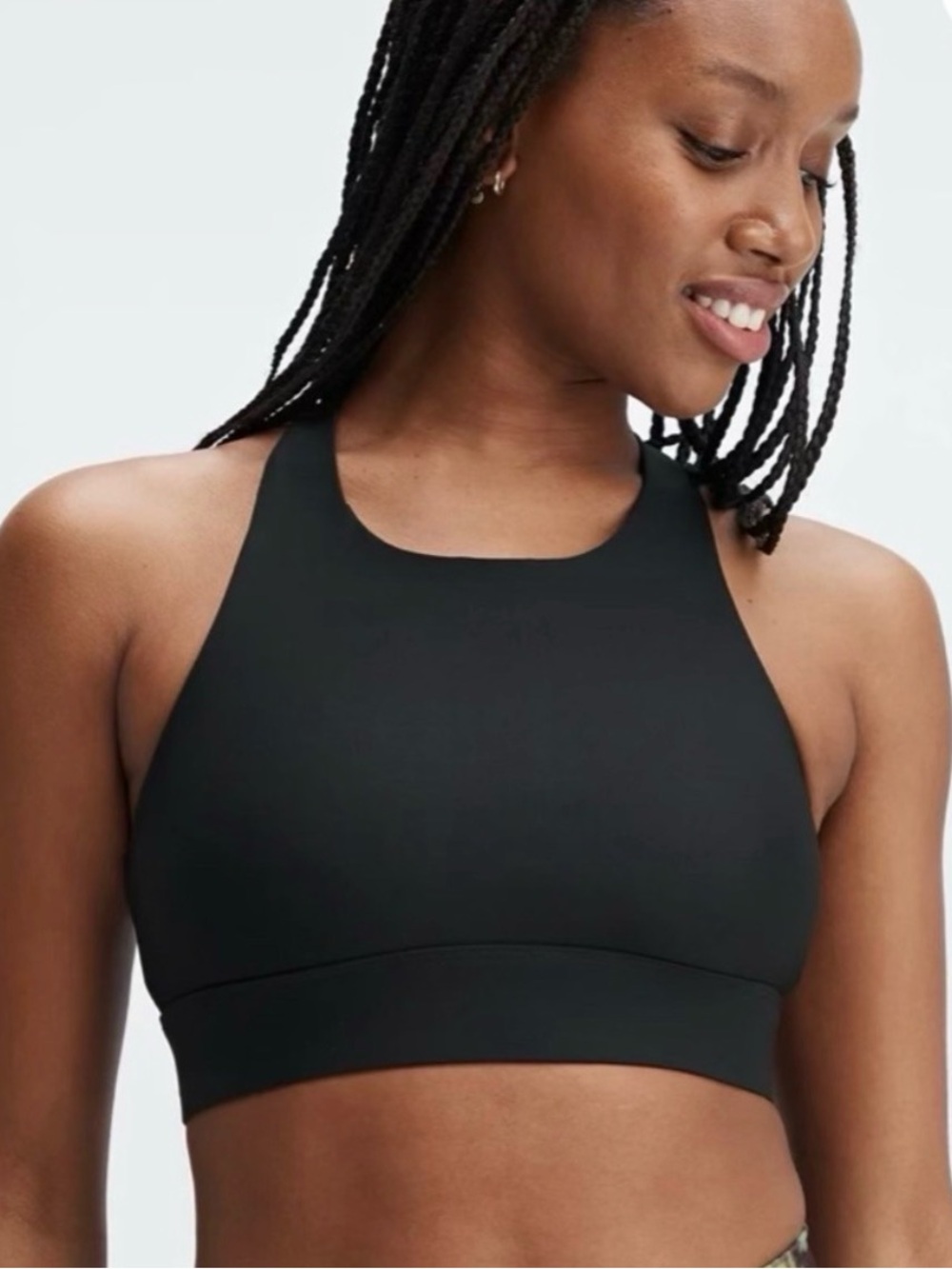 Fabletics No Bounce High Impact Sports Bra Black XL NWT